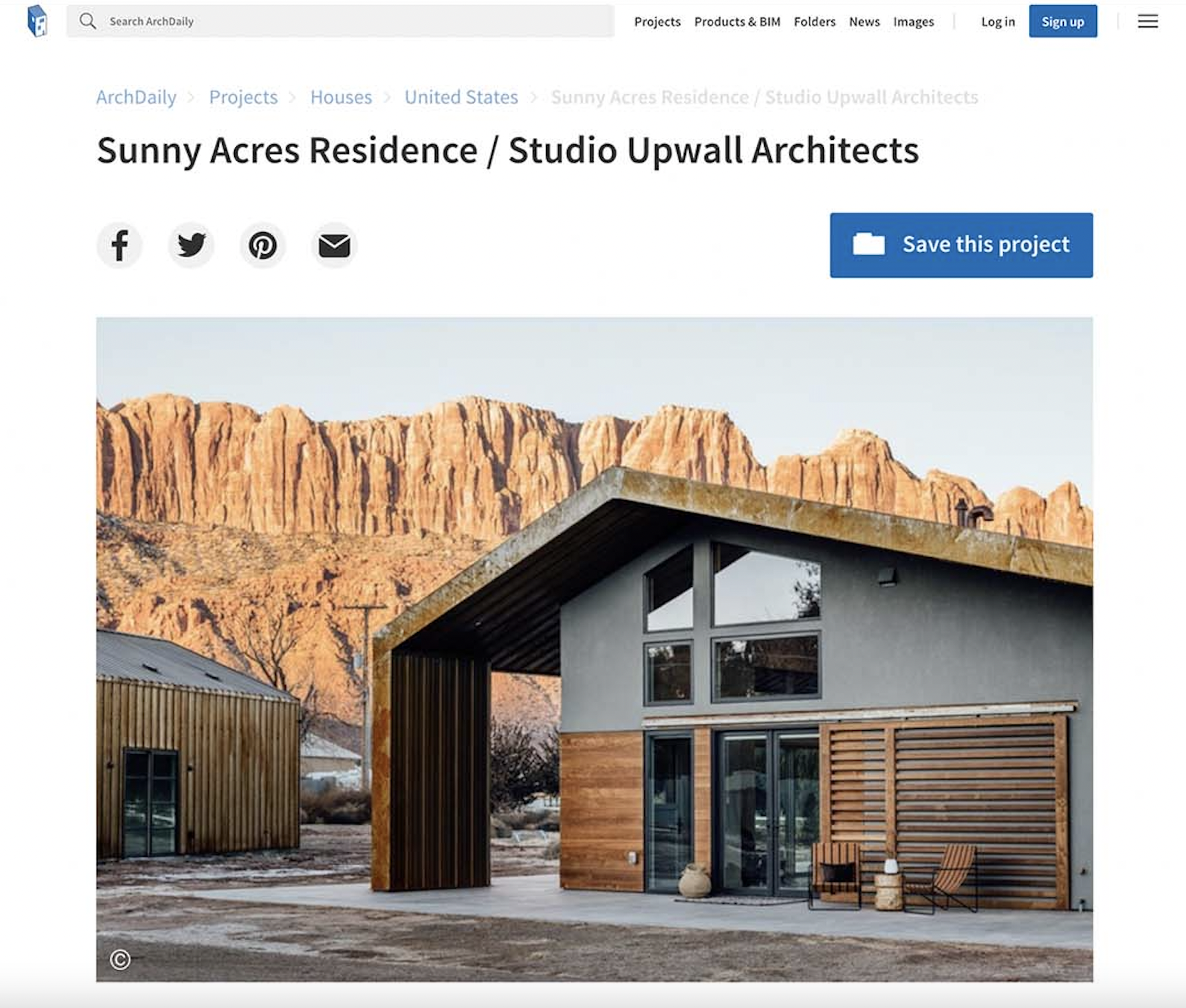 Sunny Acres Residence / Studio Upwall Architects