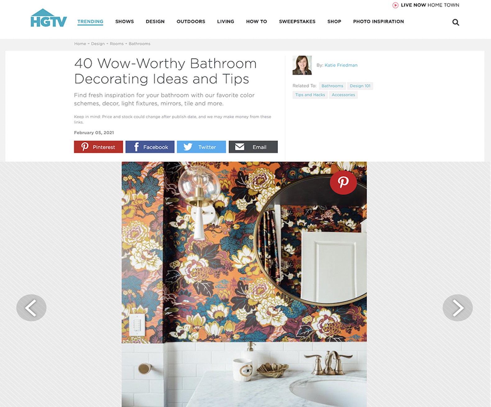 40 Bathroom Decorating Tips