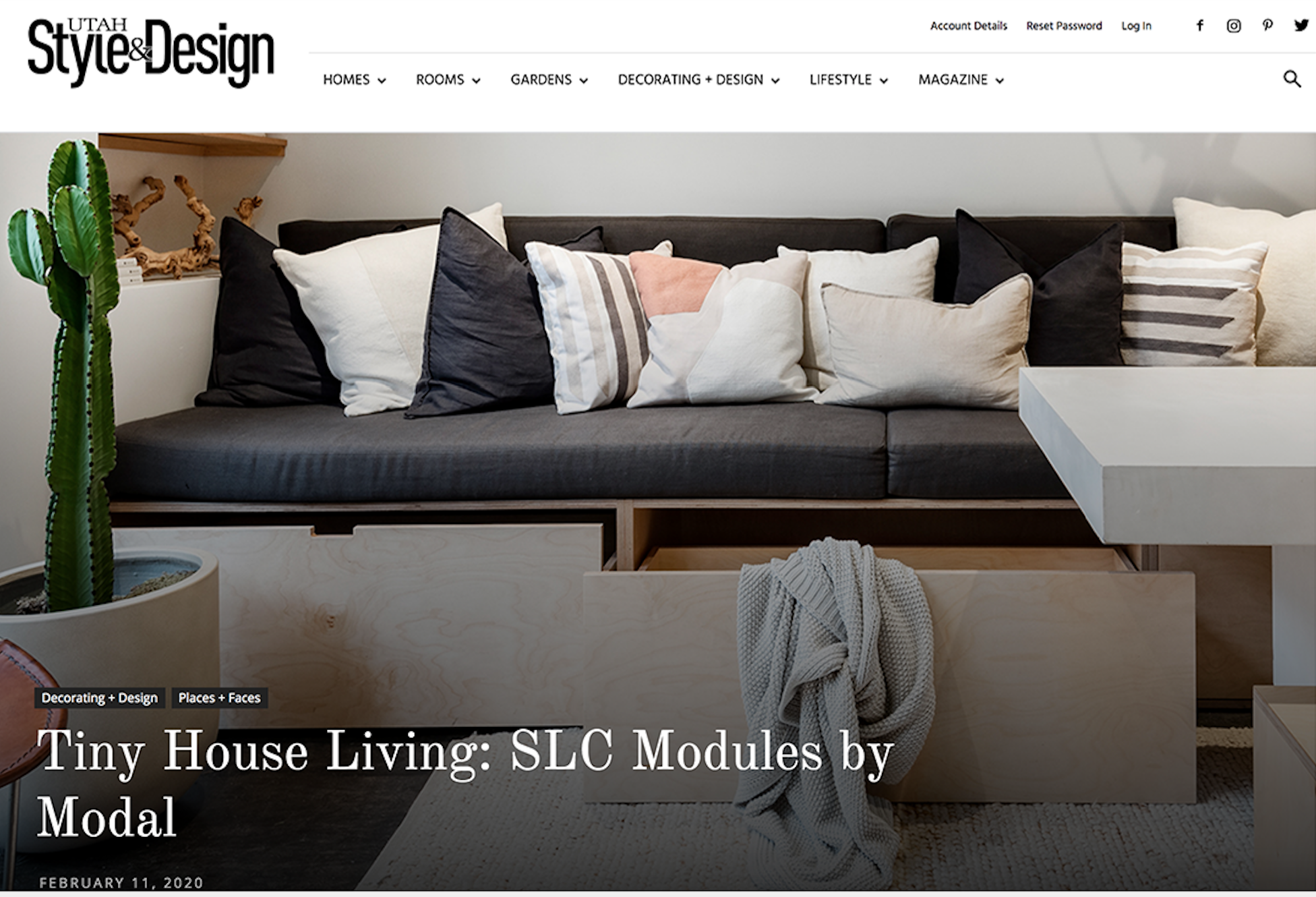 Tiny House Living: SLC Modules by Modal