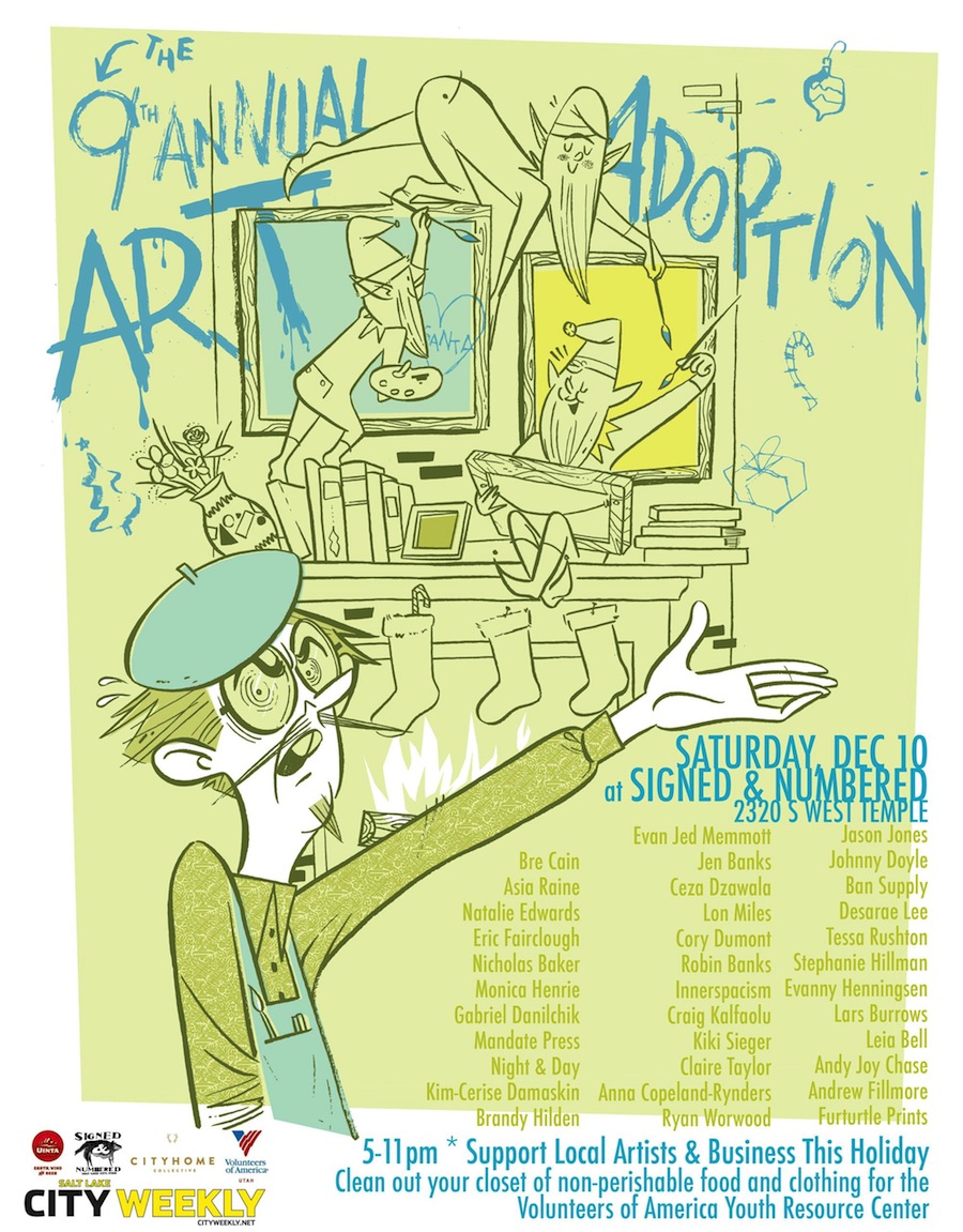 Christmas Art Adoption | Give + Get